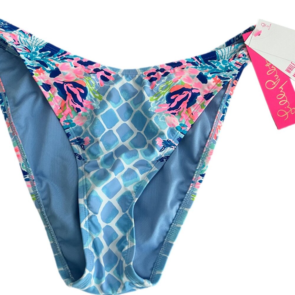 NWT Lilly Pulitzer Hidden Treasure Bikini Bottom Size 8